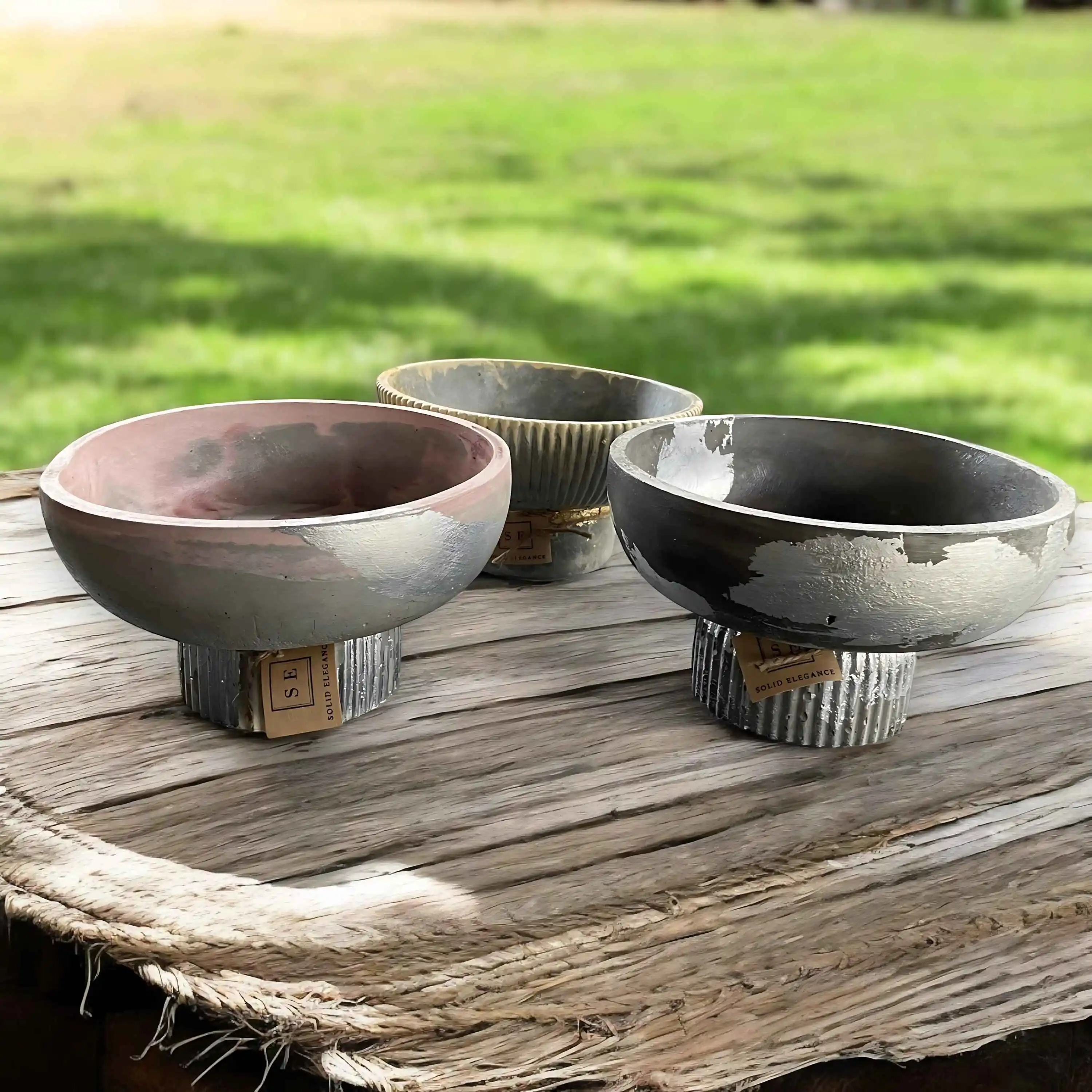 "Solid elegance: Handcrafted wooden and pottery tableware at Longbush Cottage Emporium ðŸŒ³
