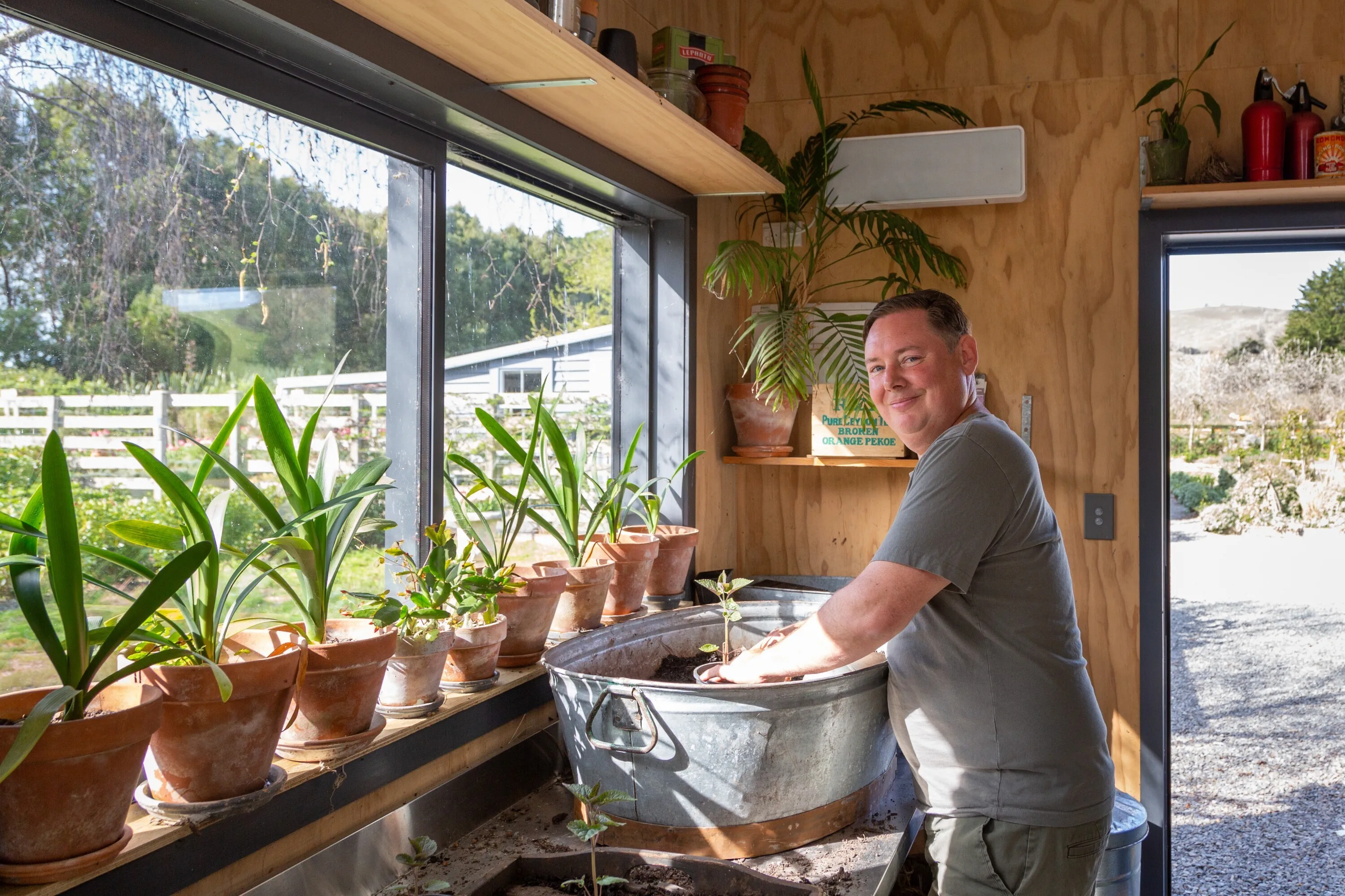 Luke Gardner, Chief Gardener at Longbush Cottage